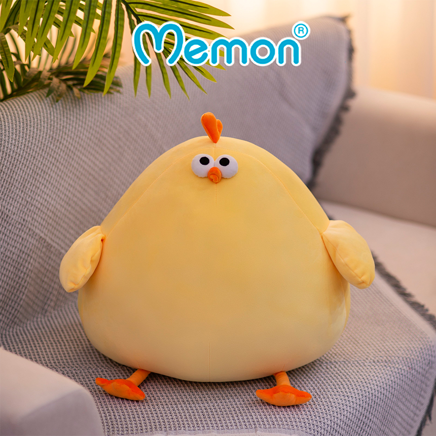 Gấu Bông Gà Bụng Bự 40cm - 70cm Cao Cấp Memon, Gà Bông Cute