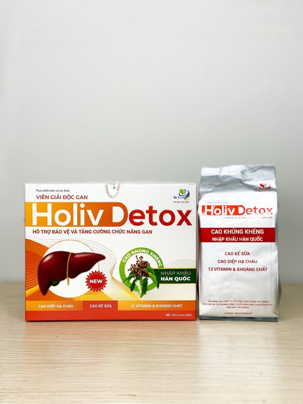 TPBVSK Viên Giải độc gan Holiv Detox