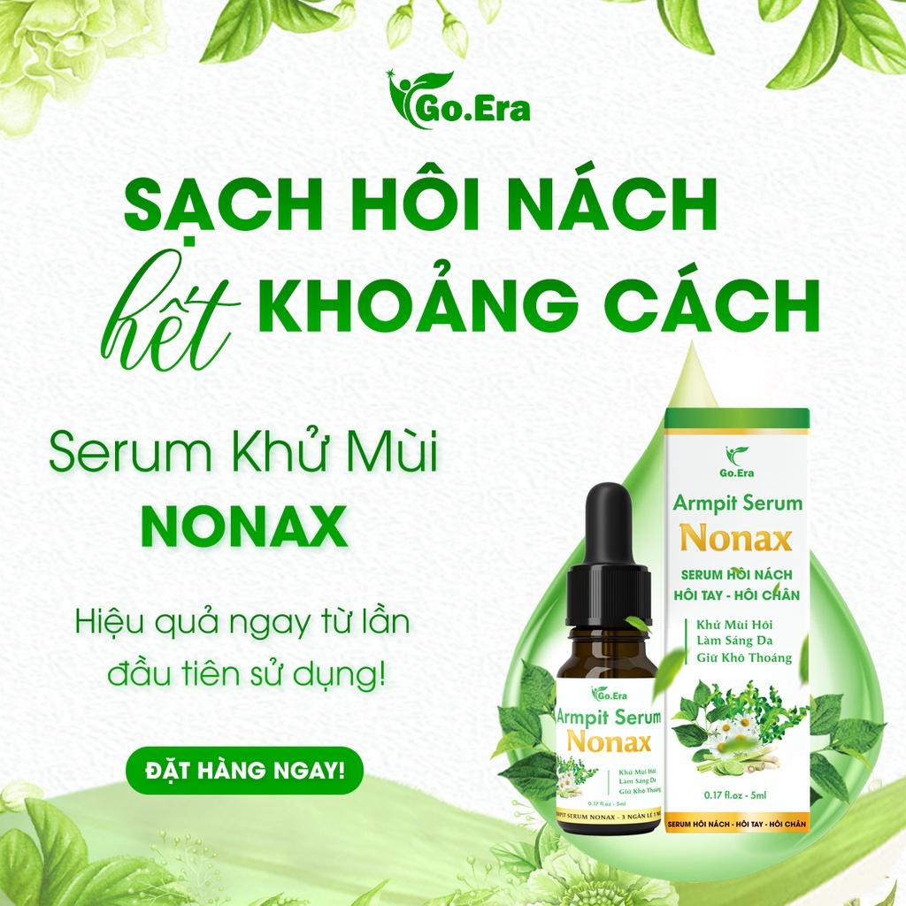 Serum Khử Mùi Cơ Thể Nonax Giảm Hôi Tay, Hôi Chân,Giảm Thâm Nách 5ML