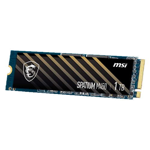 Ổ cứng SSD MSI Spatium M450 500GB/1TB NVME M.2 PCIe Gen 4x4 - Hàng Chính Hãng
