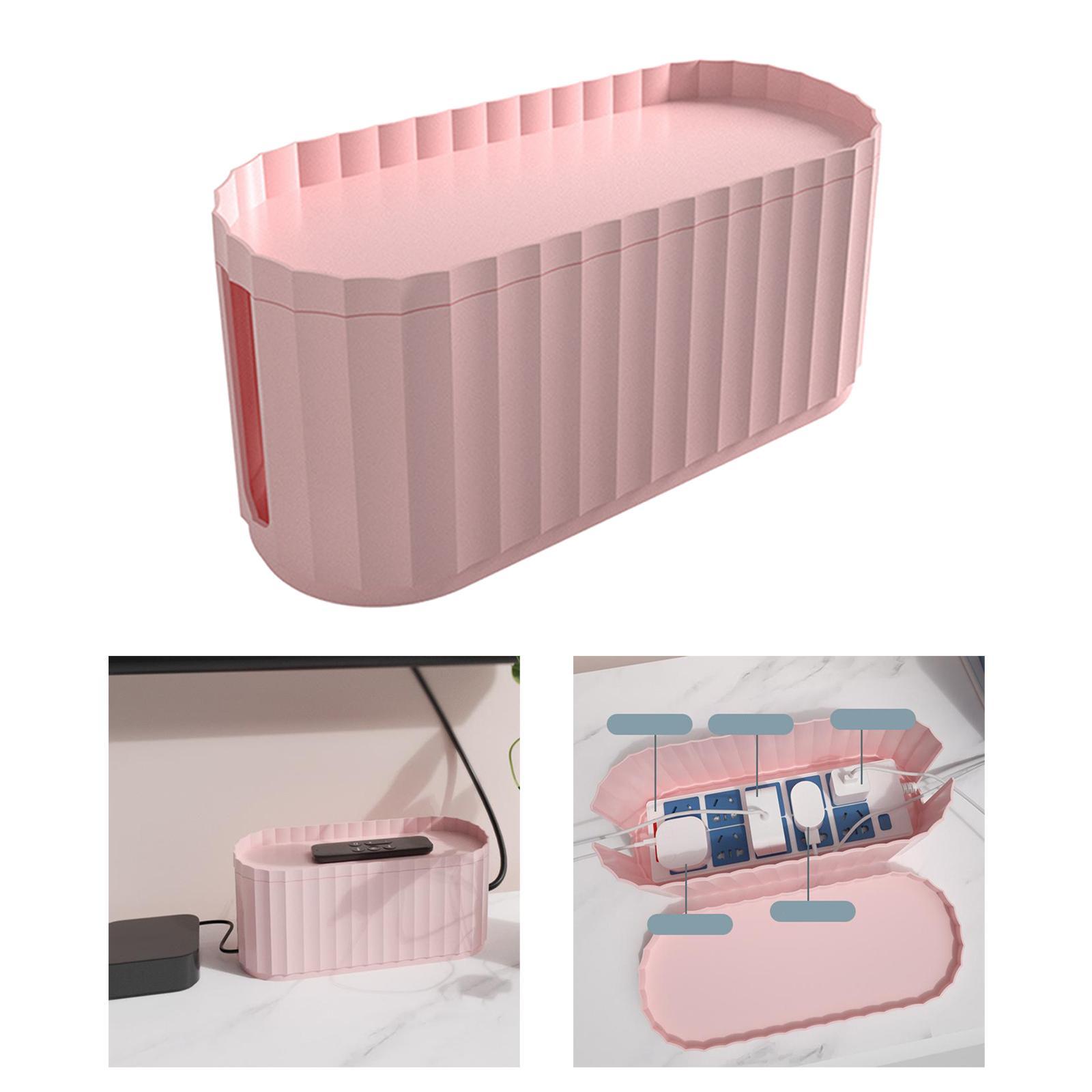 Cable Management Box, to Hide Adapter Cable Organizer Box for Office USB Hub Power Strips Home