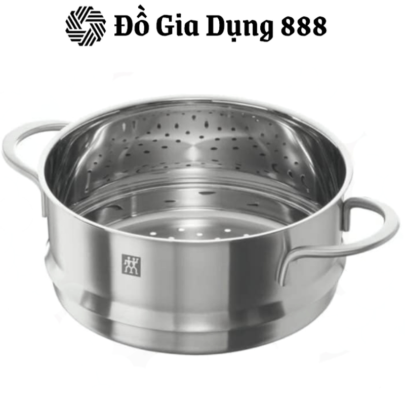 Xửng Hấp Zwilling, Đường Kính 20cm, Chất Liệu Thép Không Gỉ, Phù Hợp Với Mọi Loại Nồi, Thiết Kế Nhỏ Gọn, Tiện Lợi, Nhập Khẩu Đức, Hàng Chính Hãng