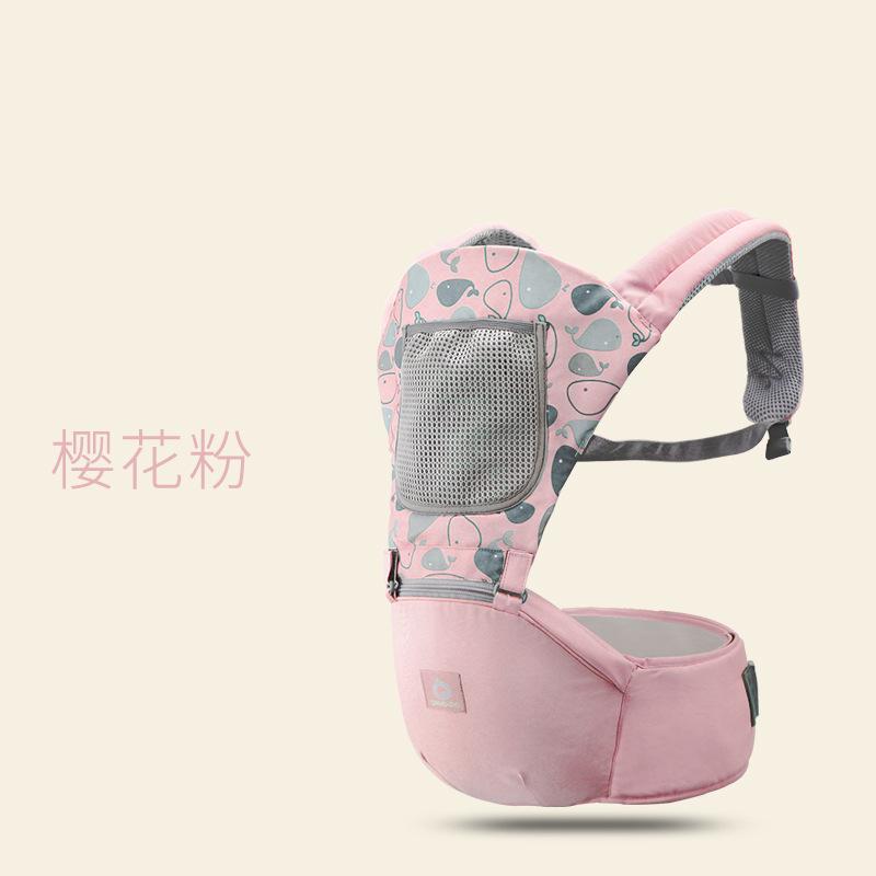 Em Bé Thiết Sling Trước Ôm Eo Phân Màu Porte Bebe Kangaroo Hông Ghế Ngồi Đa Năng Cho 4 Mùa