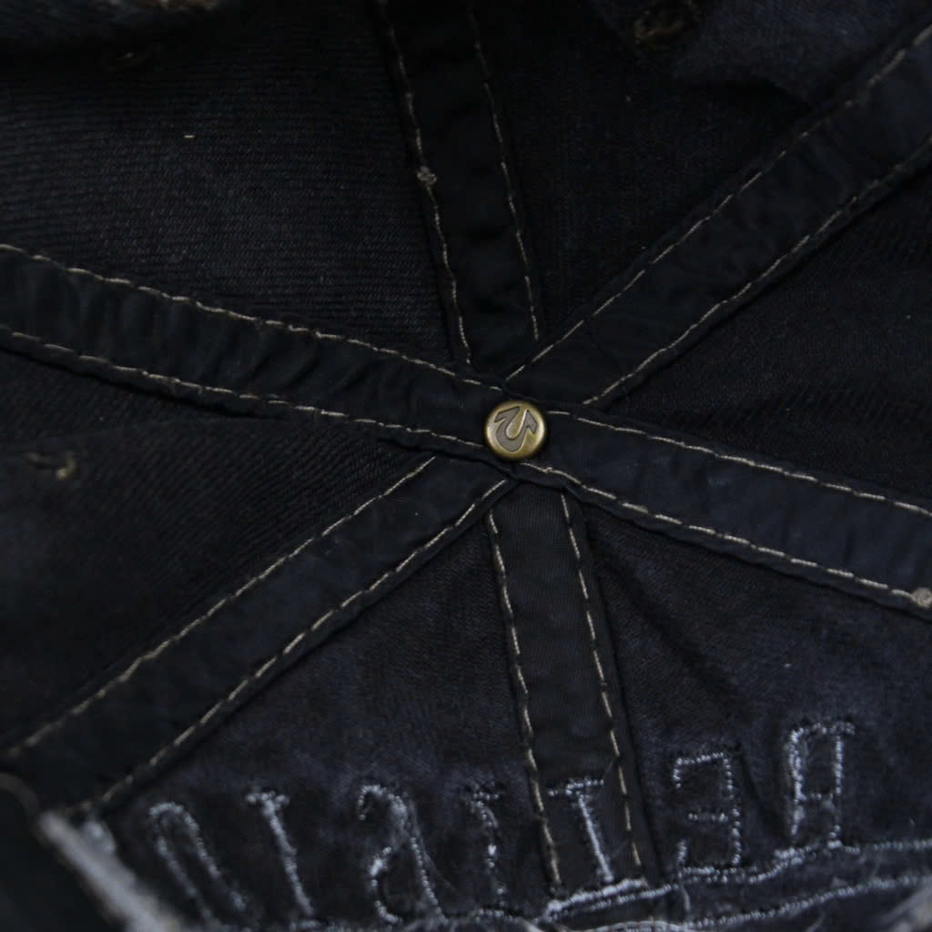 Nón nam, mũ lưỡi trai Ông Địa Religion phối vải jeans form đẹp thời trang đường phố