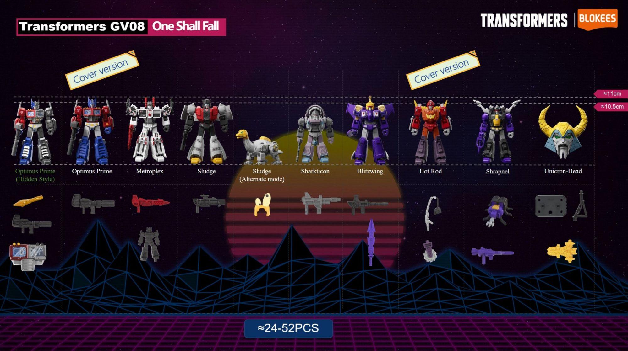 Đồ Chơi Lắp Ráp Mô Hình Transformers GV08 - One Shall Fall - Blokees ET39 (Mẫu Sản Phẩm Bên Trong Là Ngẫu Nhiên)