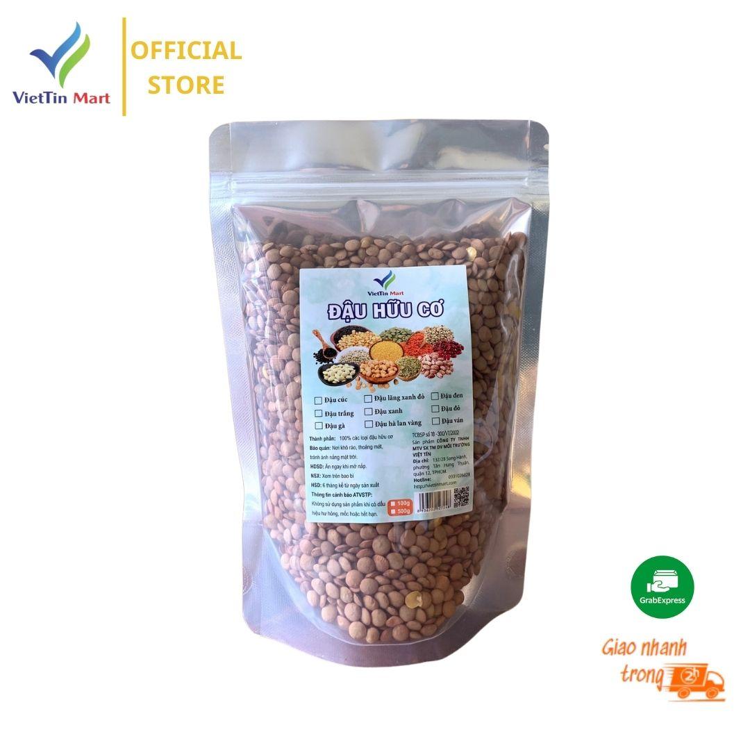 Đậu Lăng Xanh Hữu Cơ Viettin Mart 500g 