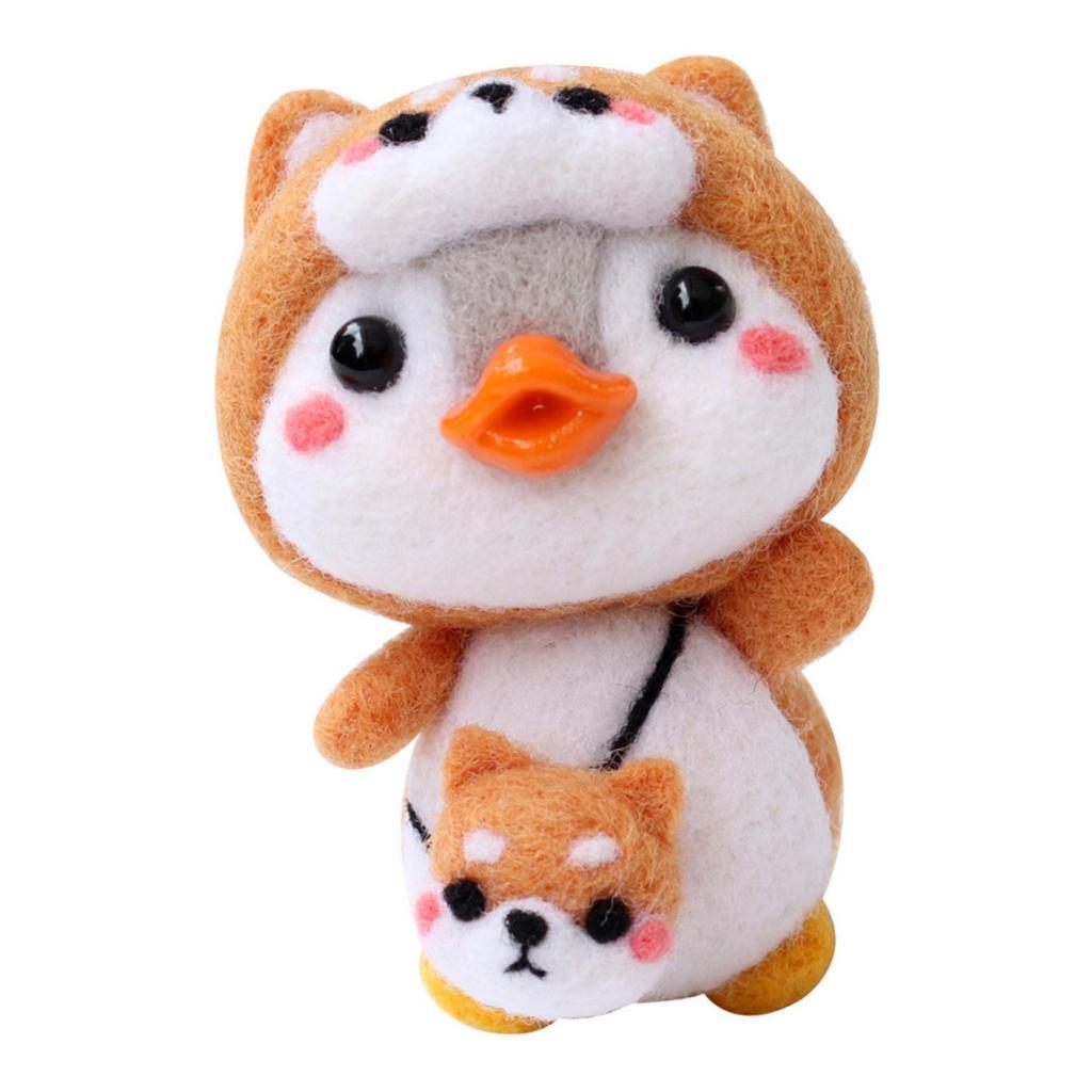 Animal Felting Kit for Beginner with Tools - penguin