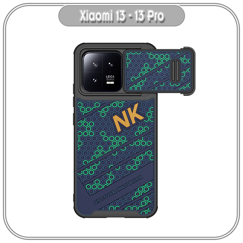 Ốp lưng cho Xiaomi 13 - 13 Pro Nillkin Striker chống sốc trượt camera - Hàng Nhập Khẩu