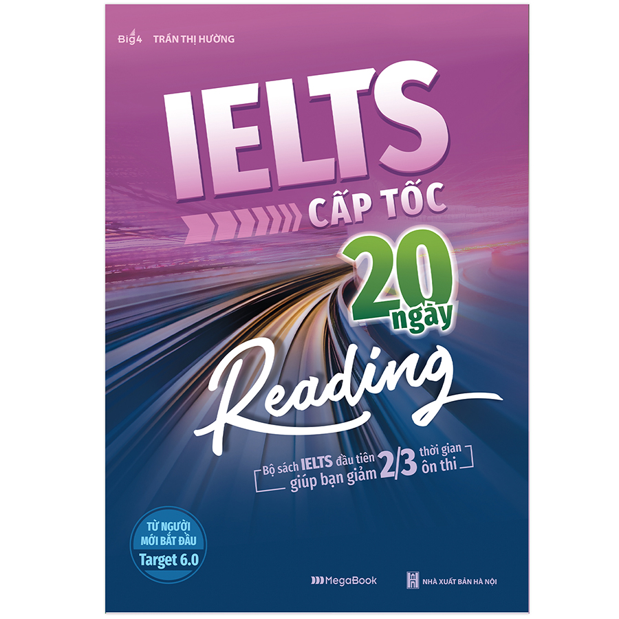 Combo 4 Cuốn Ielts Cấp Tốc - 20 Ngày Listening, Speaking, Reading, Writing