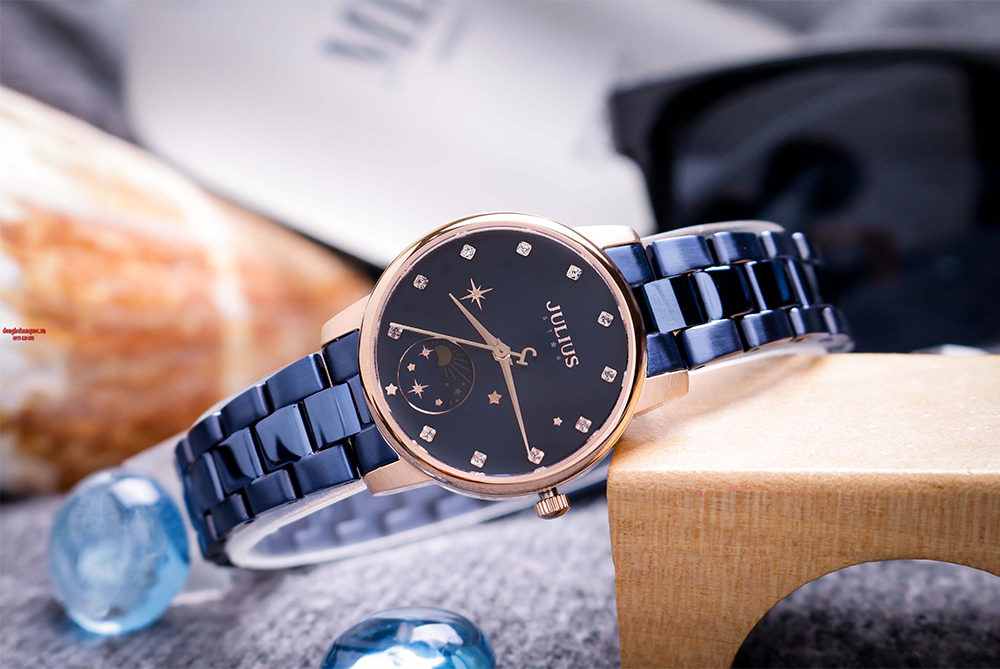 Đồng Hồ Nữ Julius Star JS-029 Kính Sapphire Đường Kính 29mm | EBMart