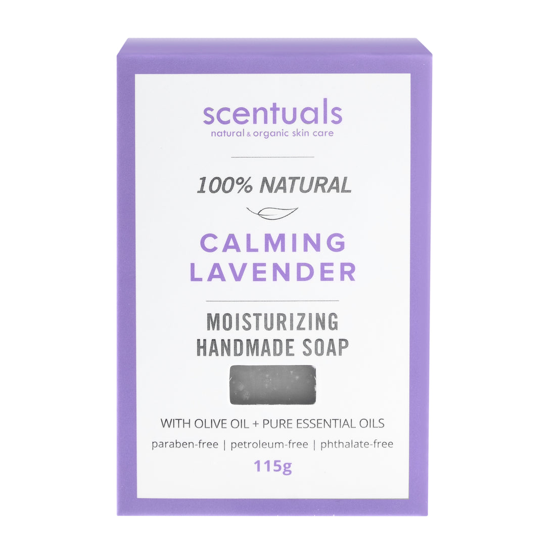 Sáp Tắm Oải Hương Handmade Soap Calming Lavender Scentuals