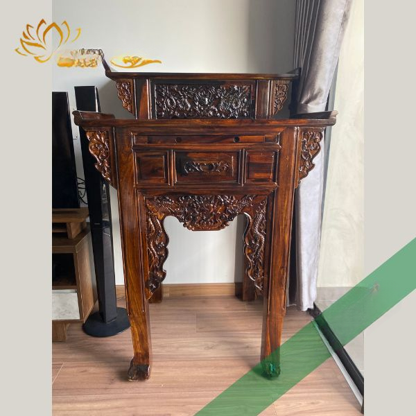 bàn thờ gia tiên đẹp, Bàn thờ  2 tầng gỗ muồng
