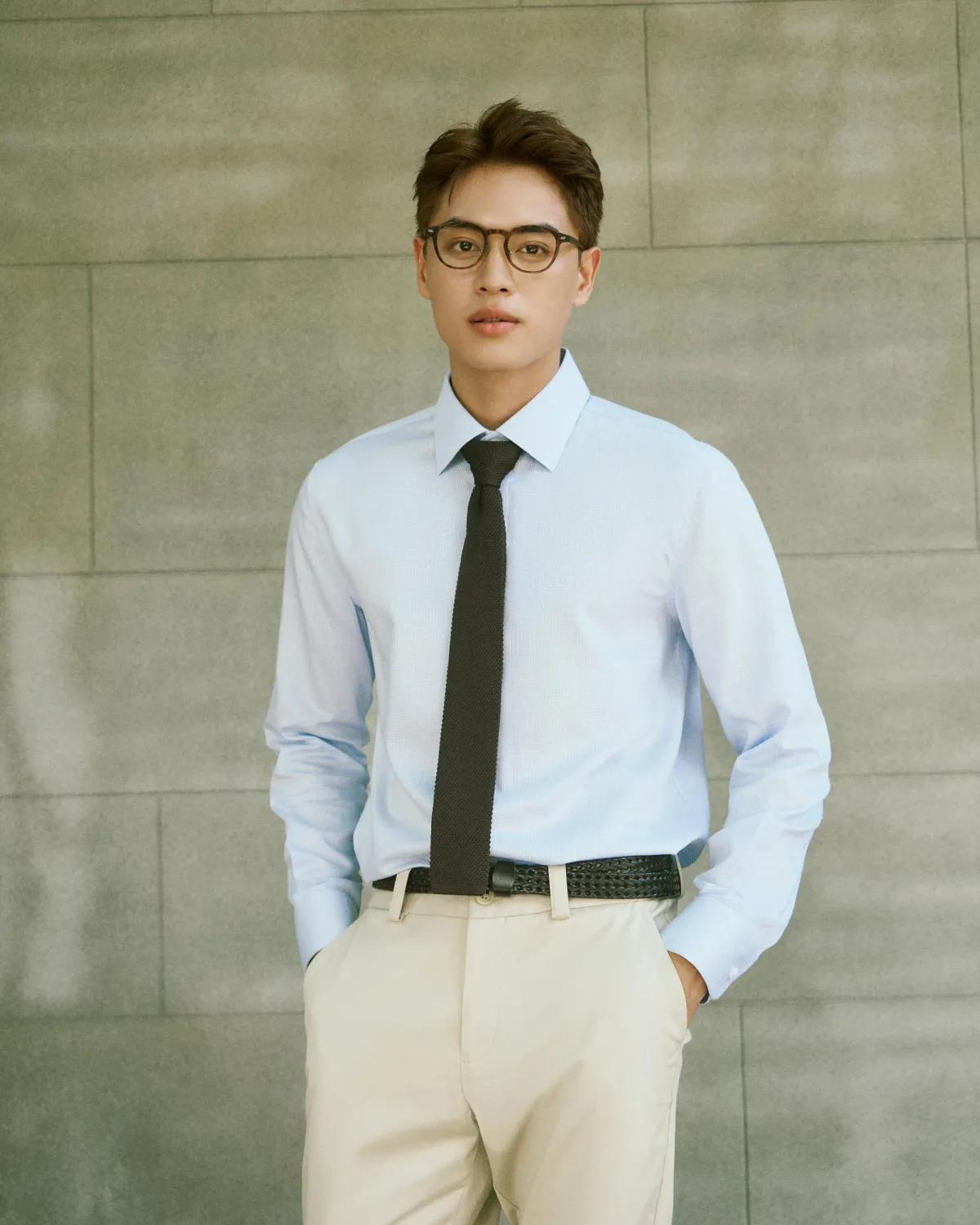 Áo sơ mi tay dài nam - Form Fitted - ROUTINE 10F25SHL008