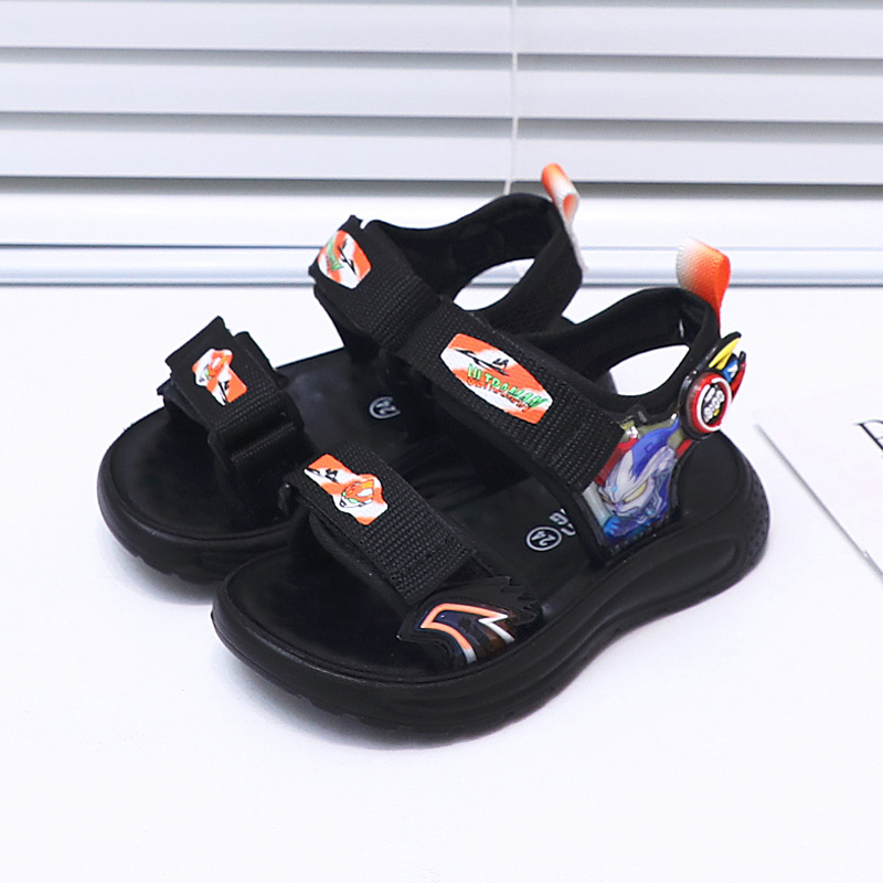 Giày Sandal SIÊU NHÂN quai hậu cho bé, giày thể thao siêu nhẹ, êm nhẹ chống trơn có đèn nhấp nháy  – GSD9167