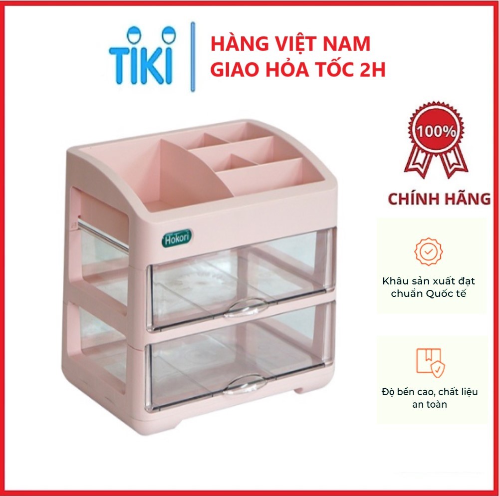 Tủ Đựng Mỹ Phẩm Cao Cấp HOKORI Nhiều Tầng, Kệ Đựng Mỹ Phẩm, Đồ Trang Điểm Nhiều Ngăn - Hàng chính hãng