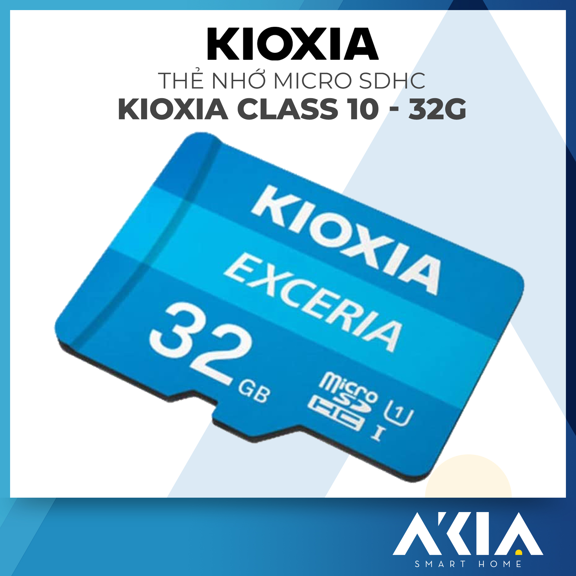 Thẻ nhớ Kioxia Micro SDHC Exceria UHS-I C10 U1 32/64/128GB - Hàng Chính Hãng