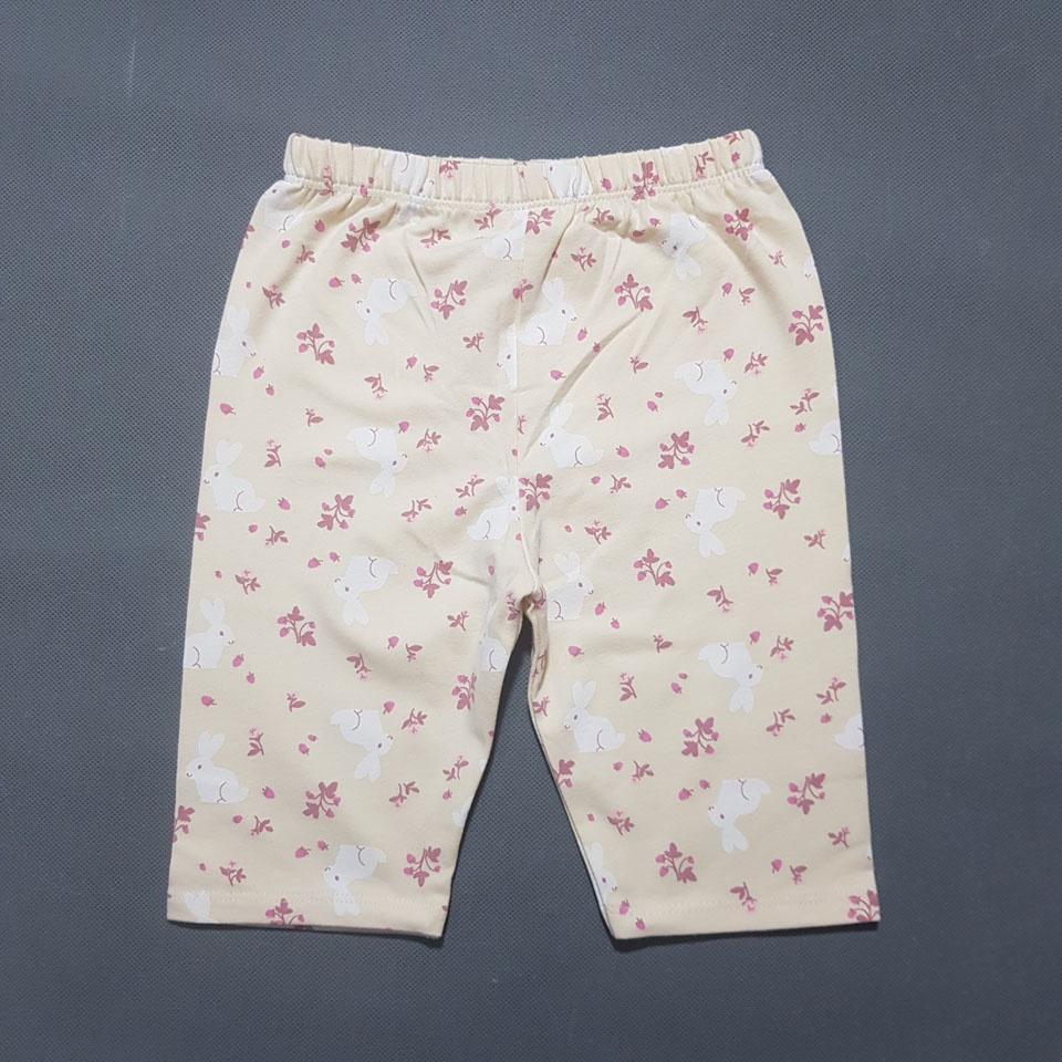 Quần legging cotton mềm form lửng bé gái in họa tiết dễ thương nhỏ và đại 10-40kg