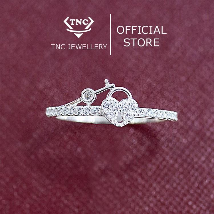 Nhẫn Bạc Khoá Trái Tim TNC JEWELLERY