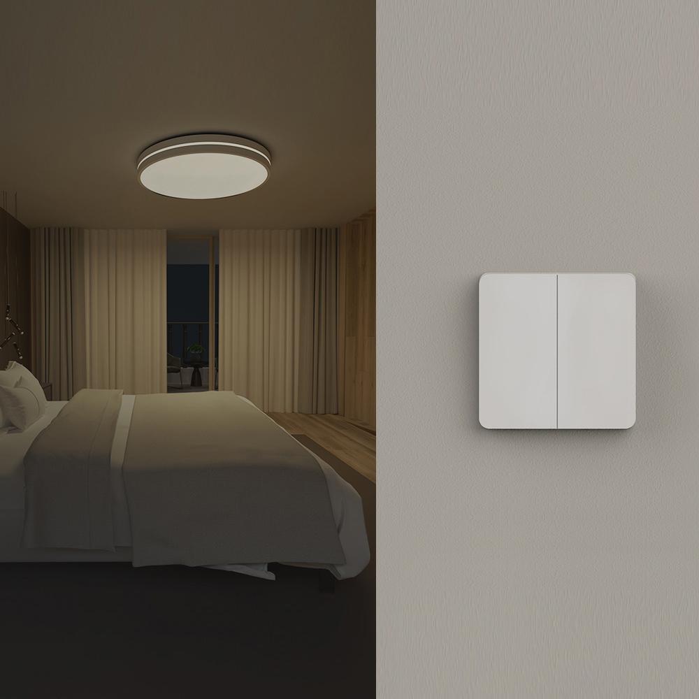 Xiaomi Mijia Wall Switch Compatible with Traditional and Smart Lights Three Buttons Control Wall Switch For Mijia