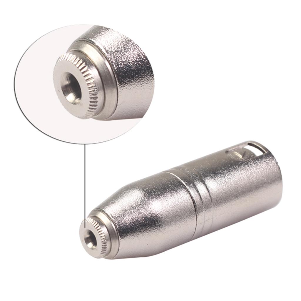 Converter 1 Piece 3.5mm XLR 3 Pin Female XLR Male 3 Pin