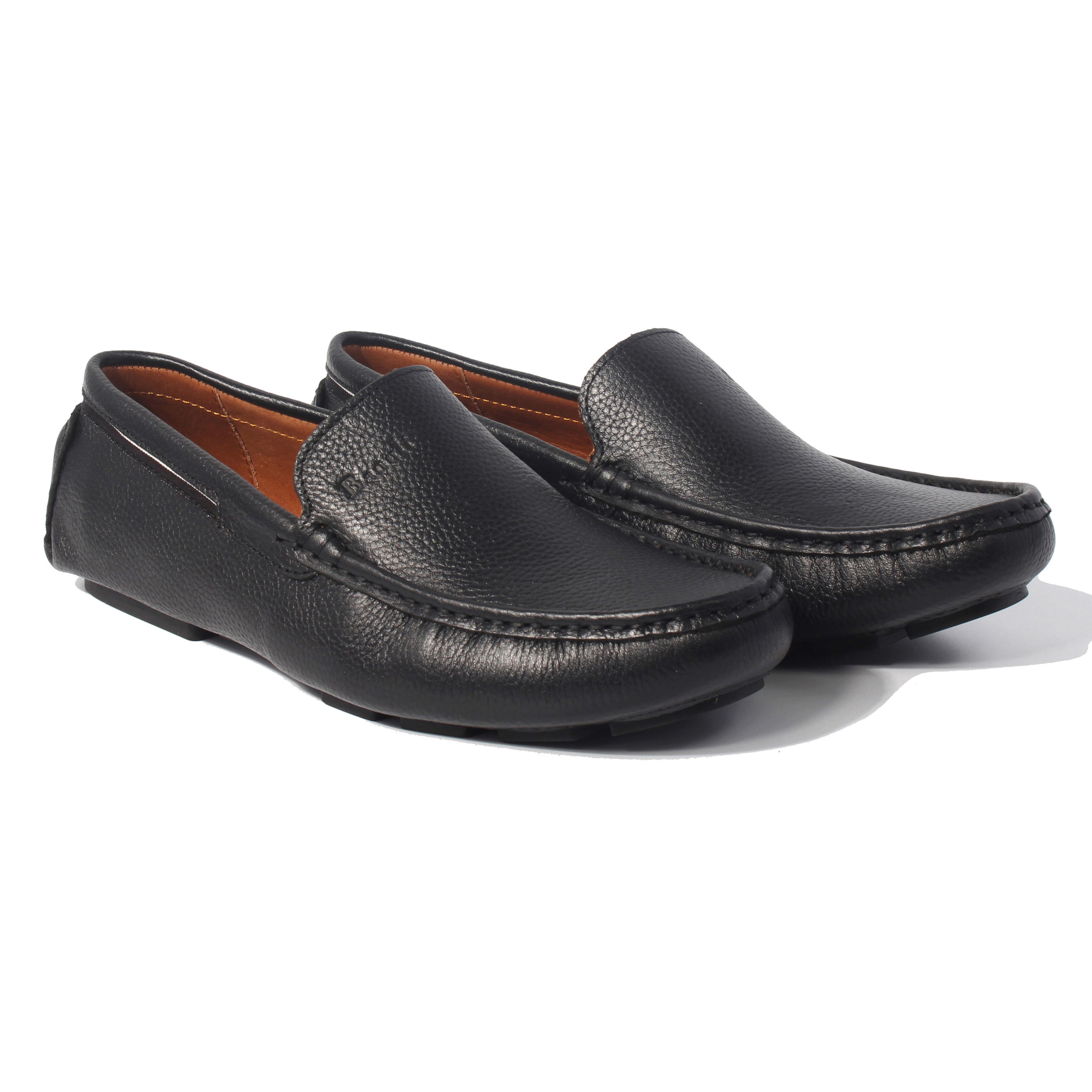 Giày Lười Nam Banuli Nappa Cow Leather Shoes - Moccasin Loafers C6ML1 (Da Bò Nappa Mềm Dẻo, Đế Siêu Nhẹ, Chống Trượt, Bảo Hành Trọn Đời)