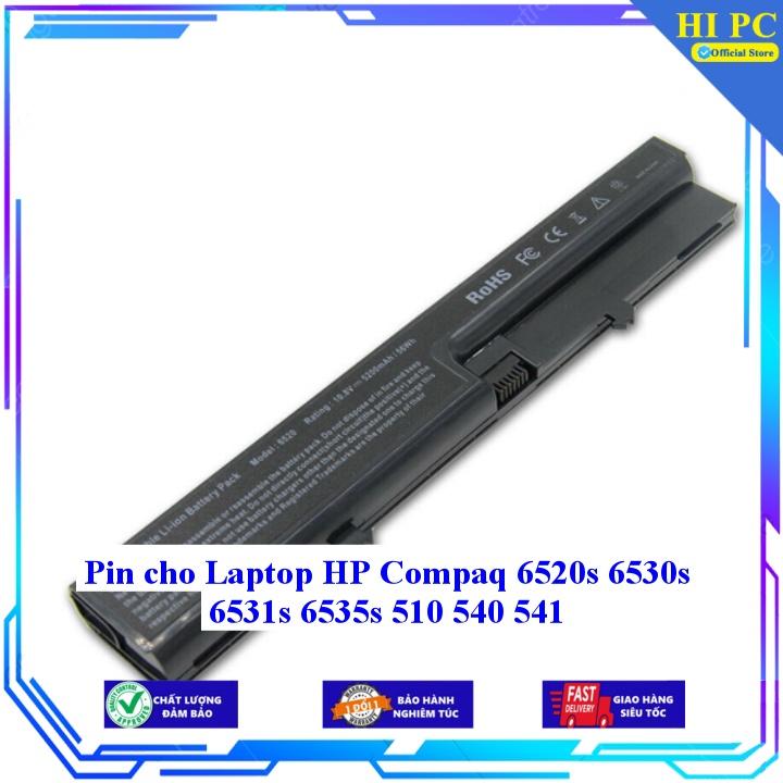 Pin cho Laptop HP Compaq 6520s 6530s 6531s 6535s 510 540 541 - Hàng Nhập Khẩu