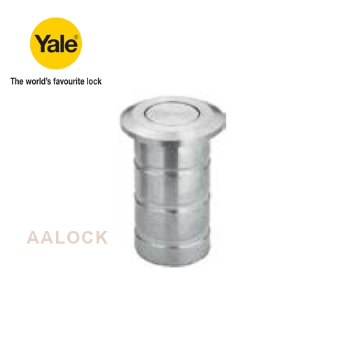 Chốt âm cửa gỗ và nắp chắn bụi chốt âm Yale, màu inox, hàng cao cấp của Mỹ