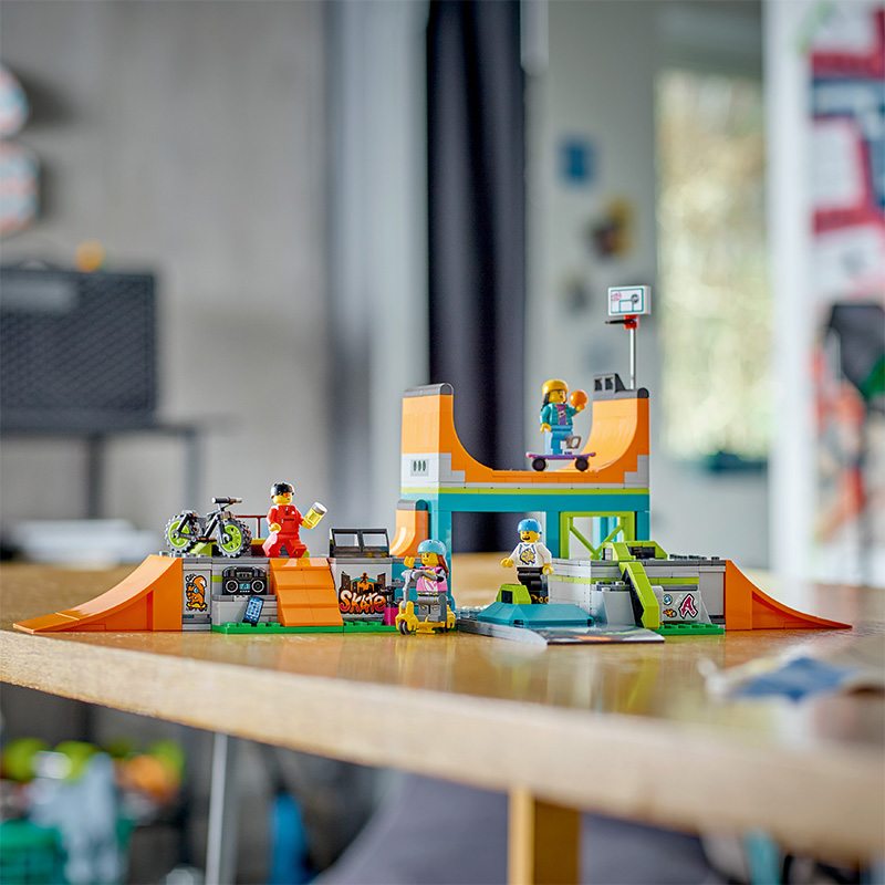 Đồ Chơi Lắp Ráp Công Viên Trượt Ván Lego City 60364