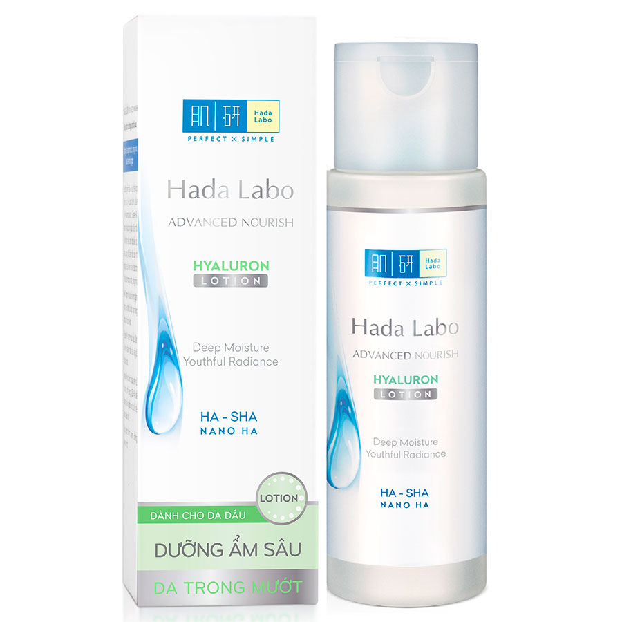 Dung dịch dưỡng ẩm Hada Labo Advanced Nourish Hyaluronic Acid Lotion Dùng Cho Da Dầu