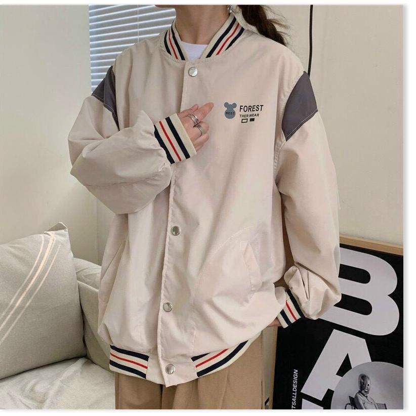 Áo khoác dù bomber 2 lớp cực hot form rộng , hot trend hè 2021 KME FASHION