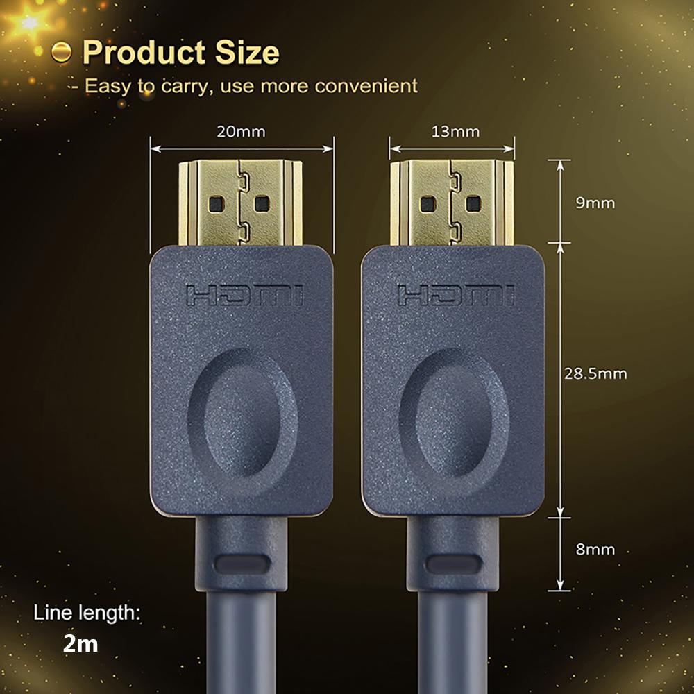  Cáp HDMI to HDMI tốc độ cao cho PC máy chiếu HDTV 2.0 4k 60Hz 3D UHD