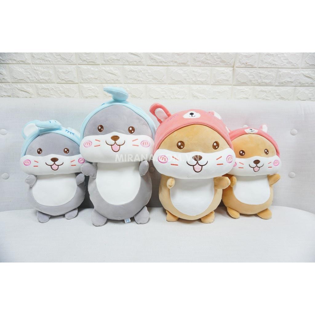 Gấu Bông Chuột Hamster Đội Mũ Siêu Nhí Nhảnh - TB28