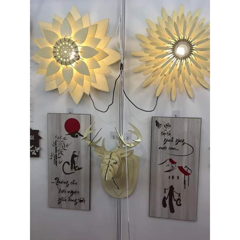 Tranh gỗ treo tường thư pháp Qùa Tặng Cha Mẹ, Ông Bà, Đối Tác, Doanh Nghiệp Tân Gia