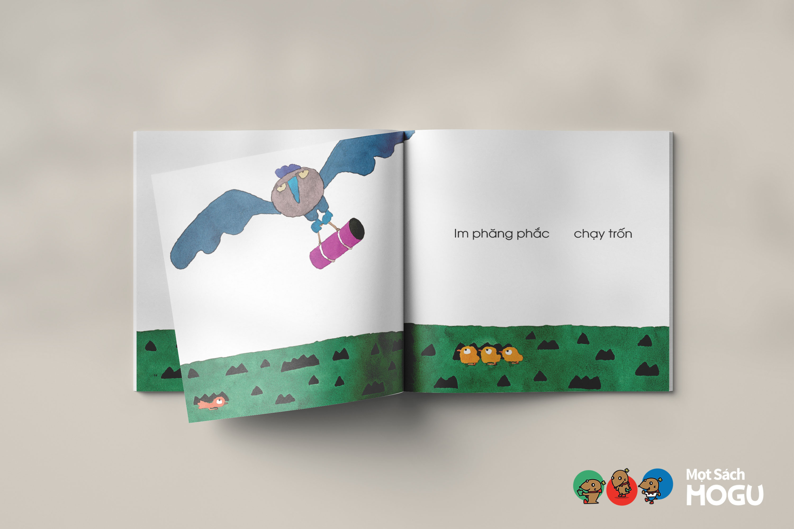 Truyện Ehon bé 1-2-3 - Gà con chạy trốn