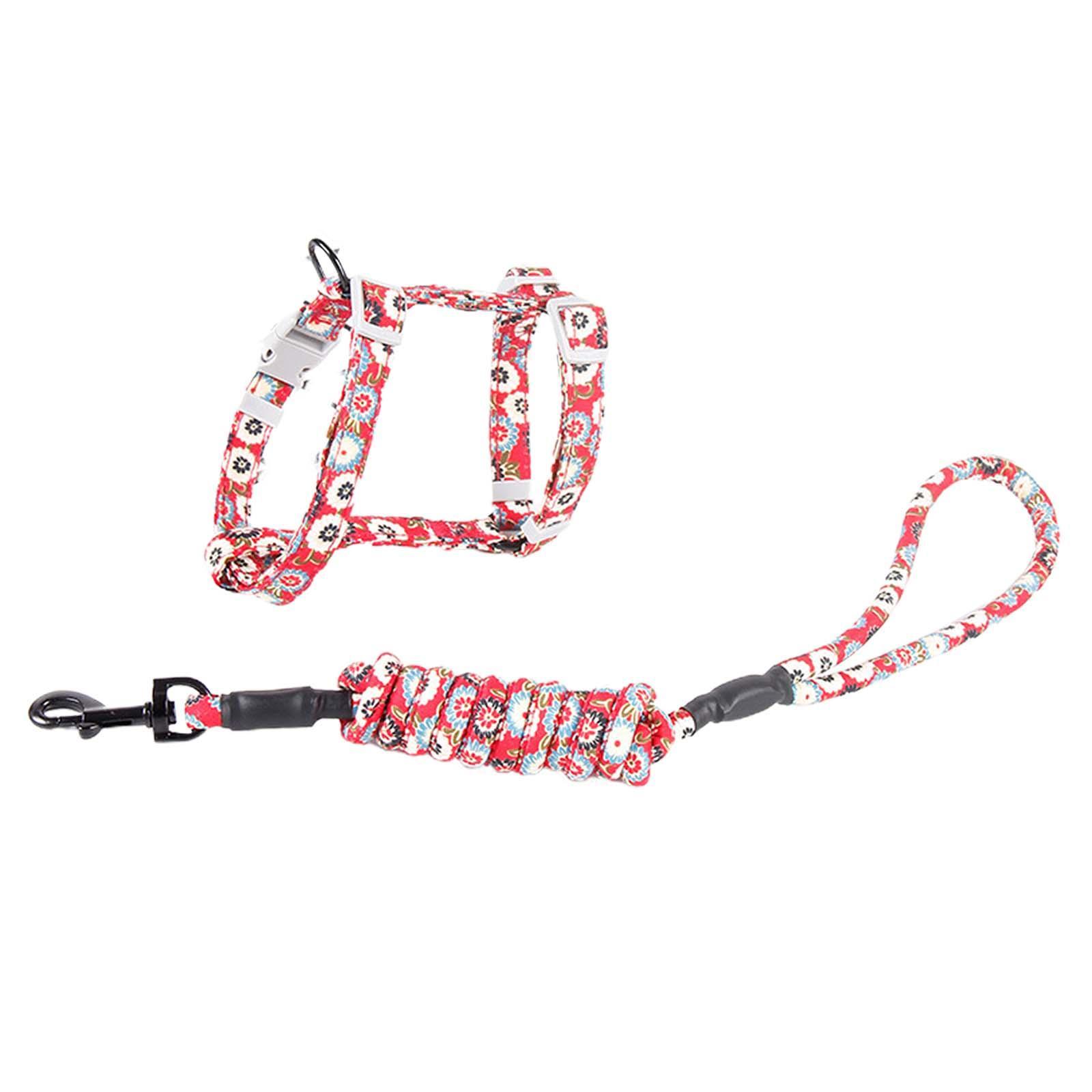 Cat Harness and Leash Soft Adjustable for Large Small Kittens Vest Harnesses