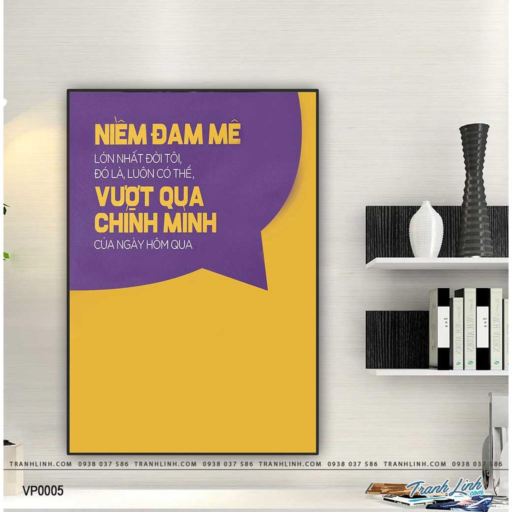 Tranh canvas treo văn phòng tạo động lực