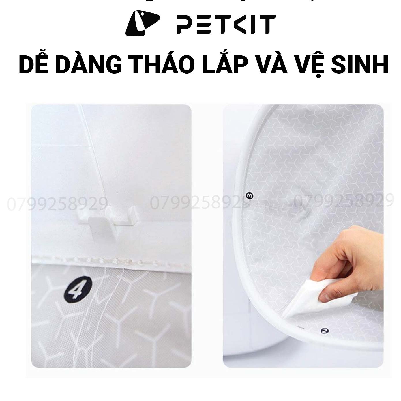 Thảm Lót Chống Dính Dùng Cho Máy Dọn Phân Mèo Petkit Pura Max