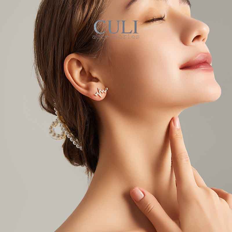 Khuyên tai, Bông tai thời trang HT656 - Culi accessories