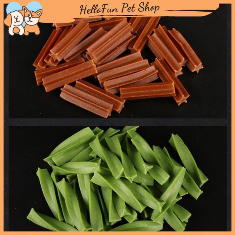Xương gặm làm sạch răng cho chó Hello Joy gói 800gr