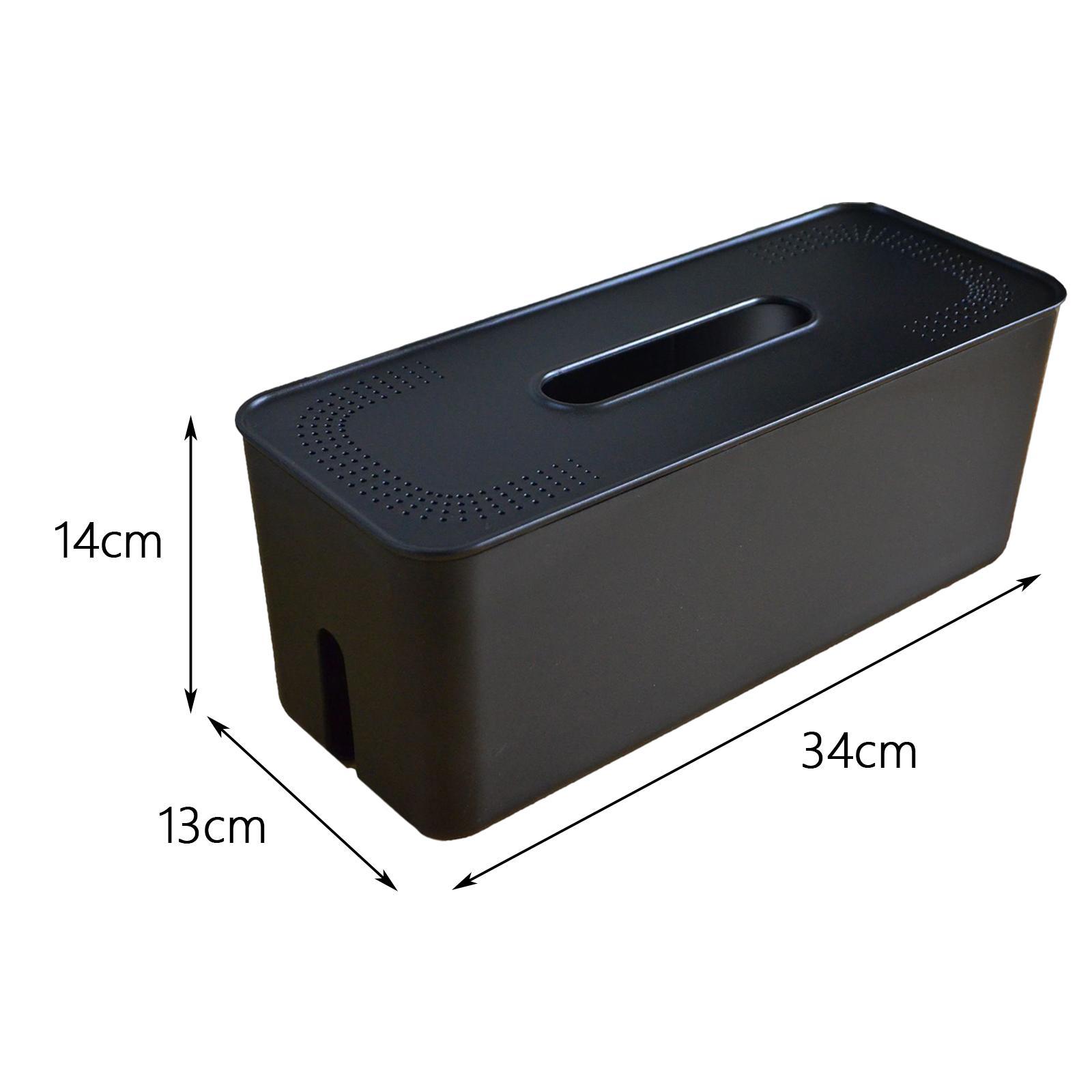 Wall Mounted Cable Management Box Dustproof Medium Cable Protector Box