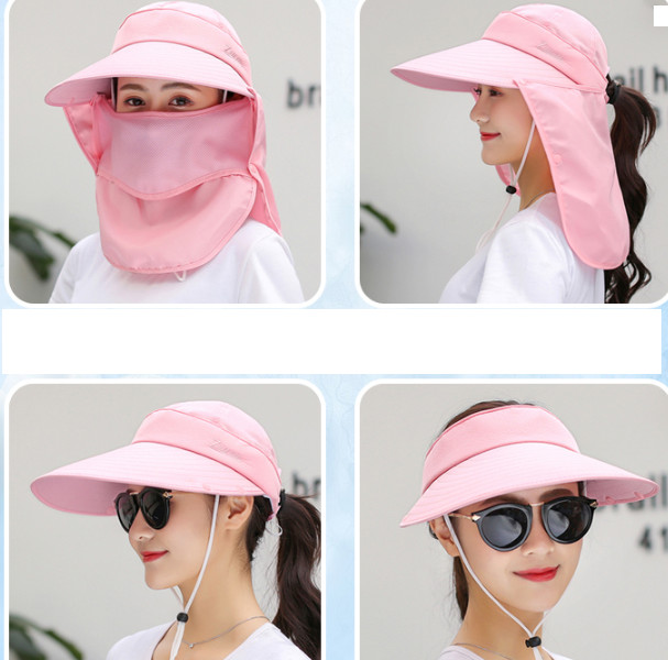 Mũ khẩu trang chống nắng chống uv phong cách Hàn, nón chống nắng kèm khẩu trang tạo kiểu