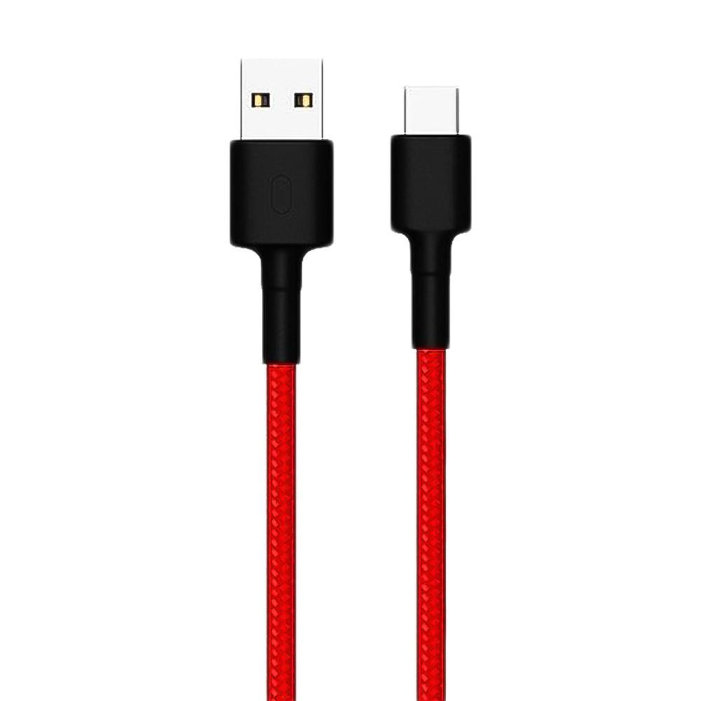 Hình ảnh Cáp sạc nhanh Xiaomi MI Braided Cổng Usb to Usb Type C 2A tốc độ 480Mbps dài 100cm - Hàng chính hãng