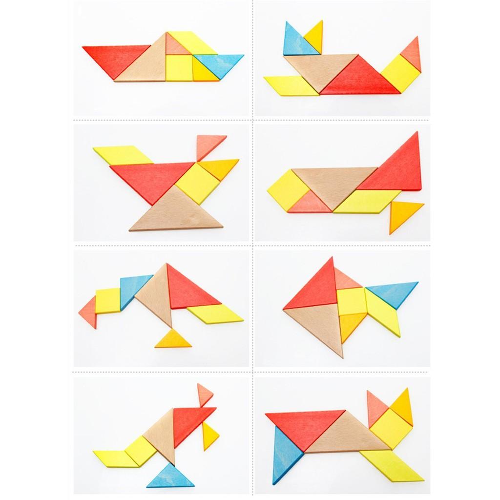 Trò chơi trí uẩn Tangram đơn