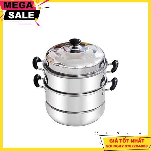 Nồi Hấp Inox 3 Tầng 28Cm Đa Năng Nhà Bếp - Giao Hàng Toàn Quốc