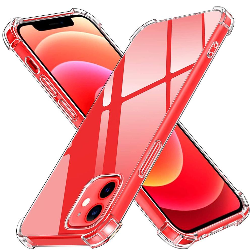 Ốp lưng cho iPhone 6 6s 7 8 Plus X XR XS Max 11 12 13 Pro Max Silicone dẻo Trong suốt Chống sốc