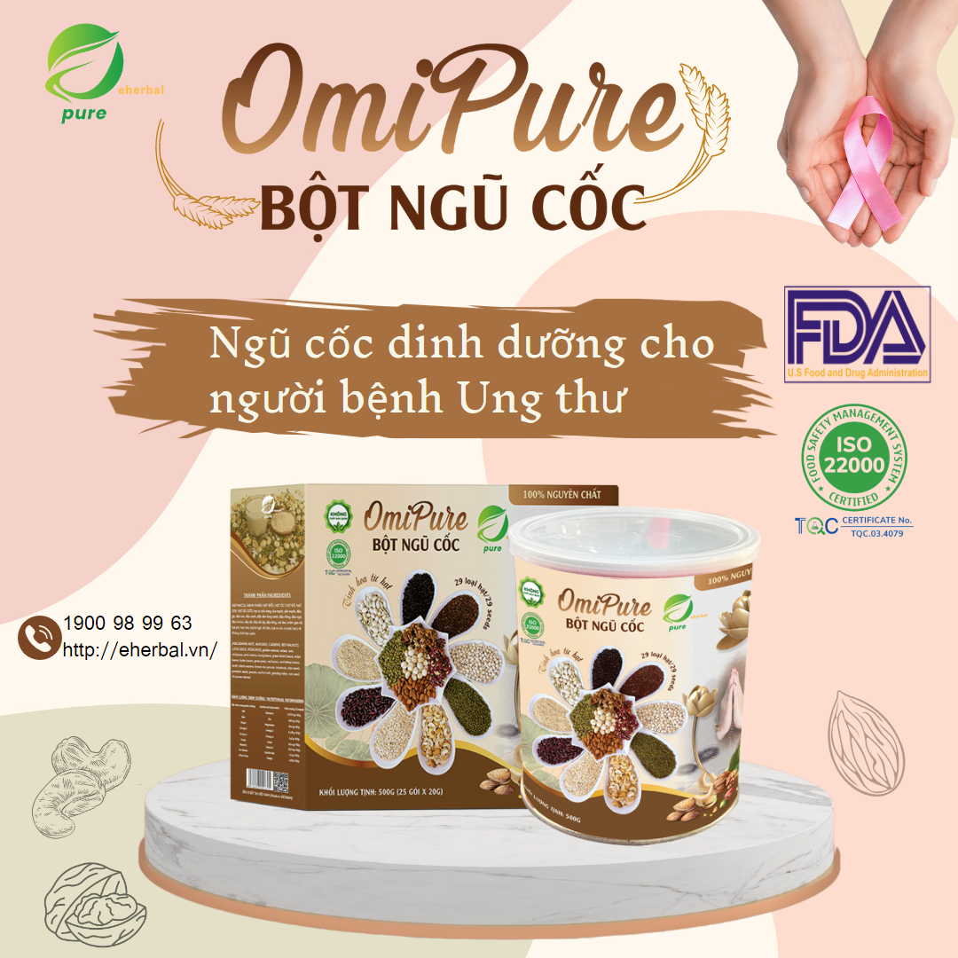 Bột ngũ cốc cao cấp Omipure 29 loại hạt ( lọ 500g)