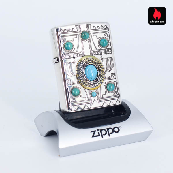 Bật Lửa Zippo Asia Za-5-8A – Lacke Bạc