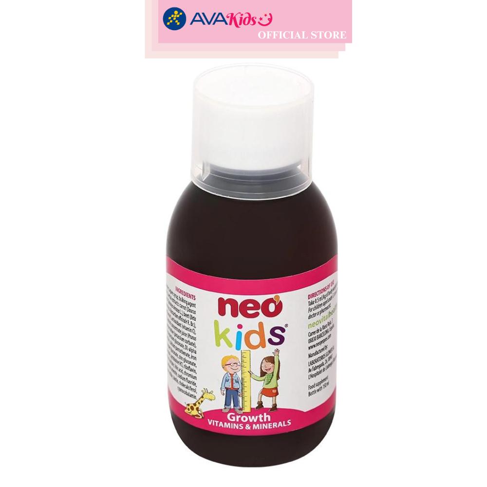 Siro Neo Kids Growth tăng cường sức khỏe 150 ml (từ 6 tháng)