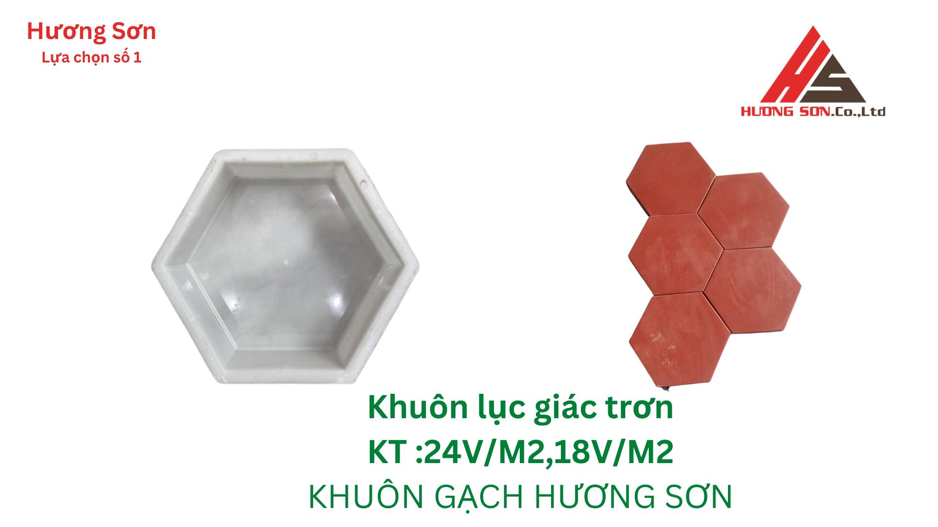 Khuôn gạch lục giác trơn