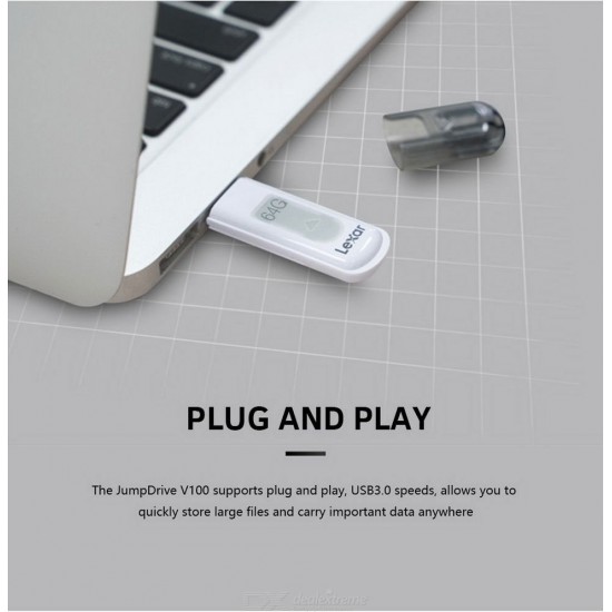 USB Lexar JumpDrive V100 128GB USB 3.0 - Hàng chính hãng